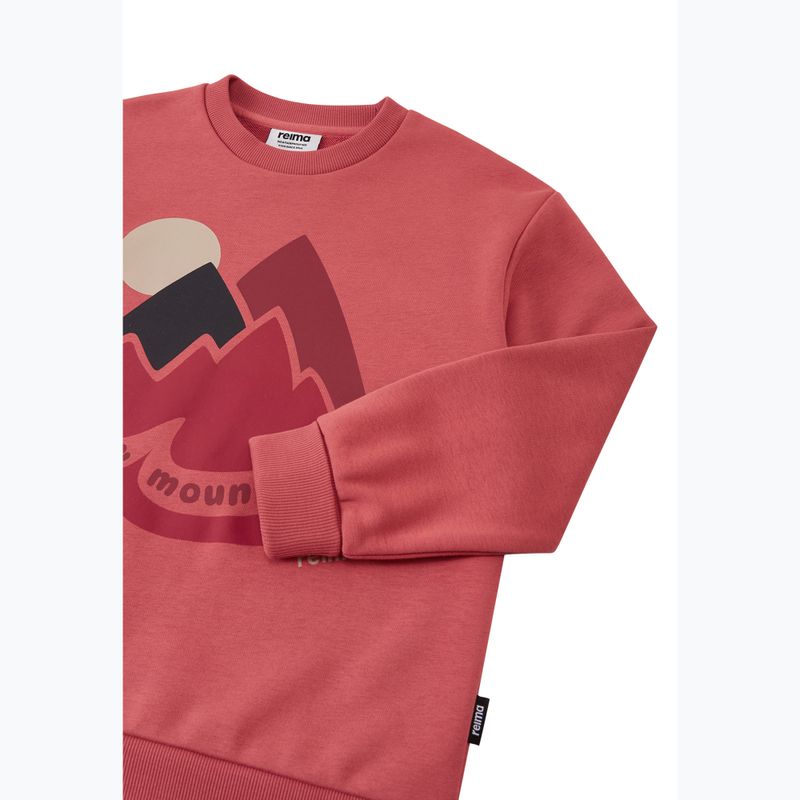 Children's sweatshirt Reima Collari red clay 3