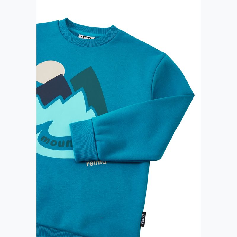 Children's sweatshirt Reima Collari aquatic blue 3