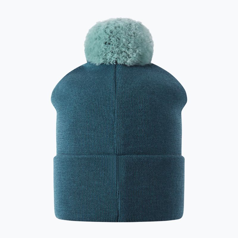 Children's winter hat Reima Omasi dark teal 2