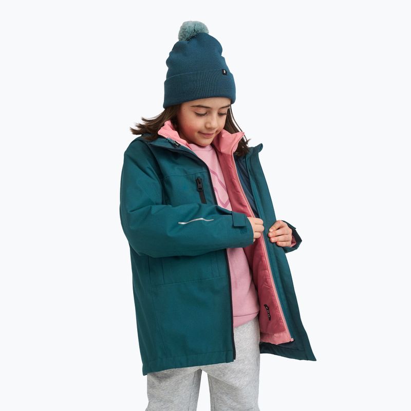 Children's winter hat Reima Omasi dark teal 6