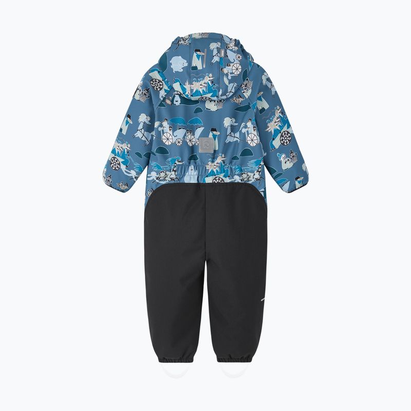 Children's softshell suit Reima Moomin Mjosa blue ocean 2