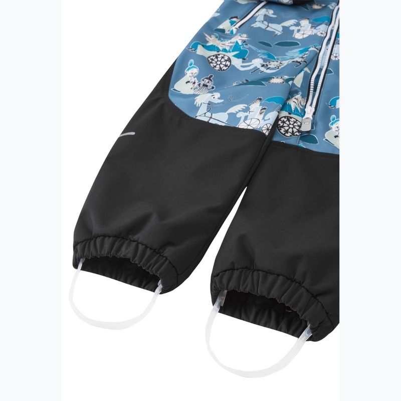 Children's softshell suit Reima Moomin Mjosa blue ocean 5