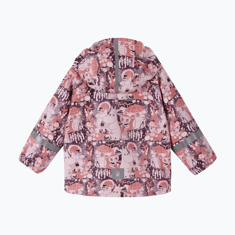 Children's rain jacket Reima Vesi pale rose 2