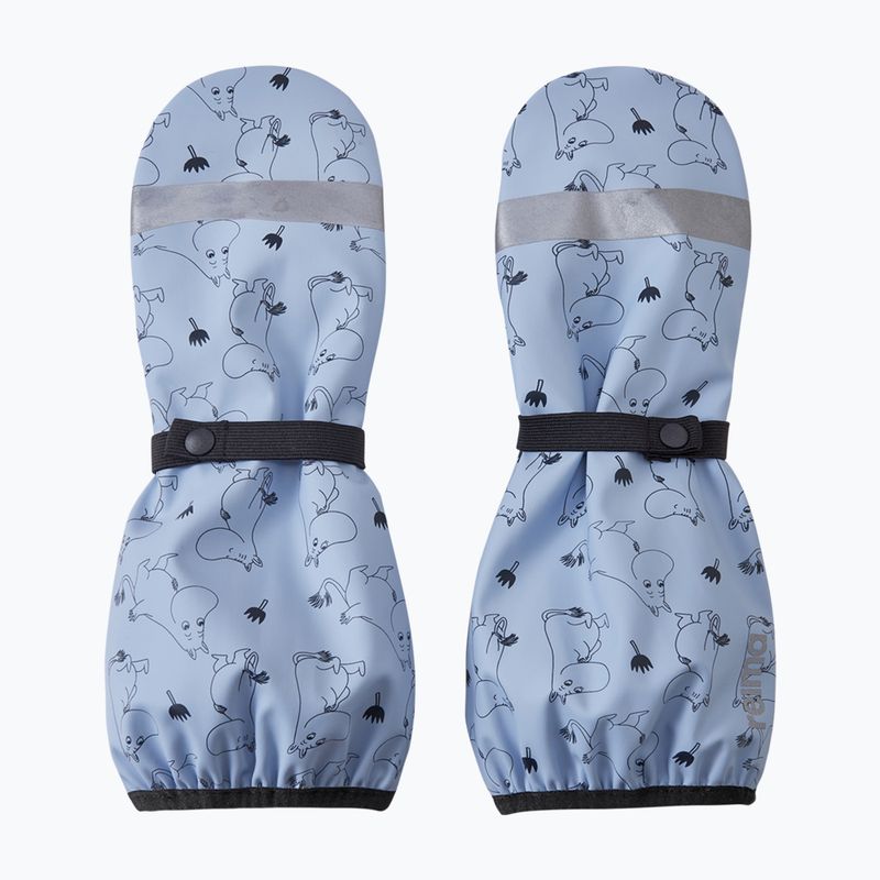 Kids' waterproof gloves Reima Moomin Puro airy blue 2