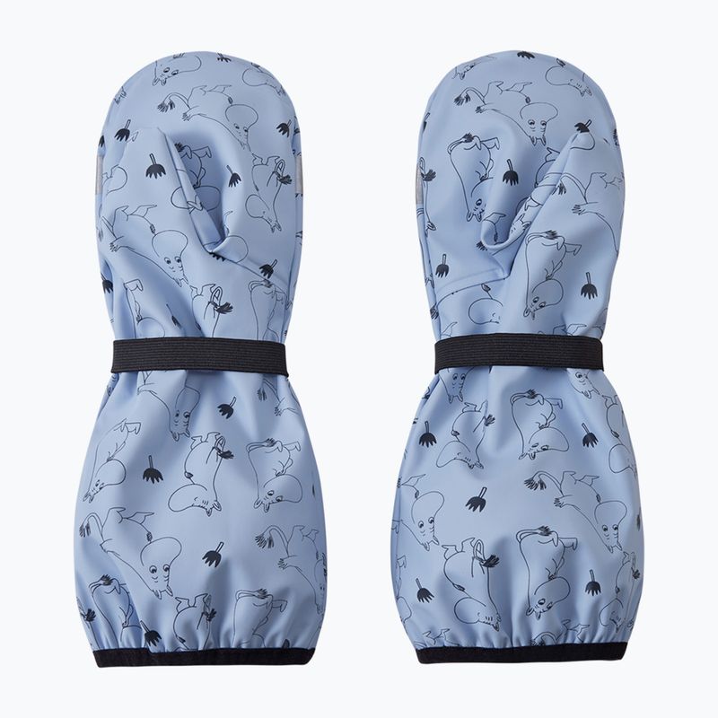 Kids' waterproof gloves Reima Moomin Puro airy blue 3