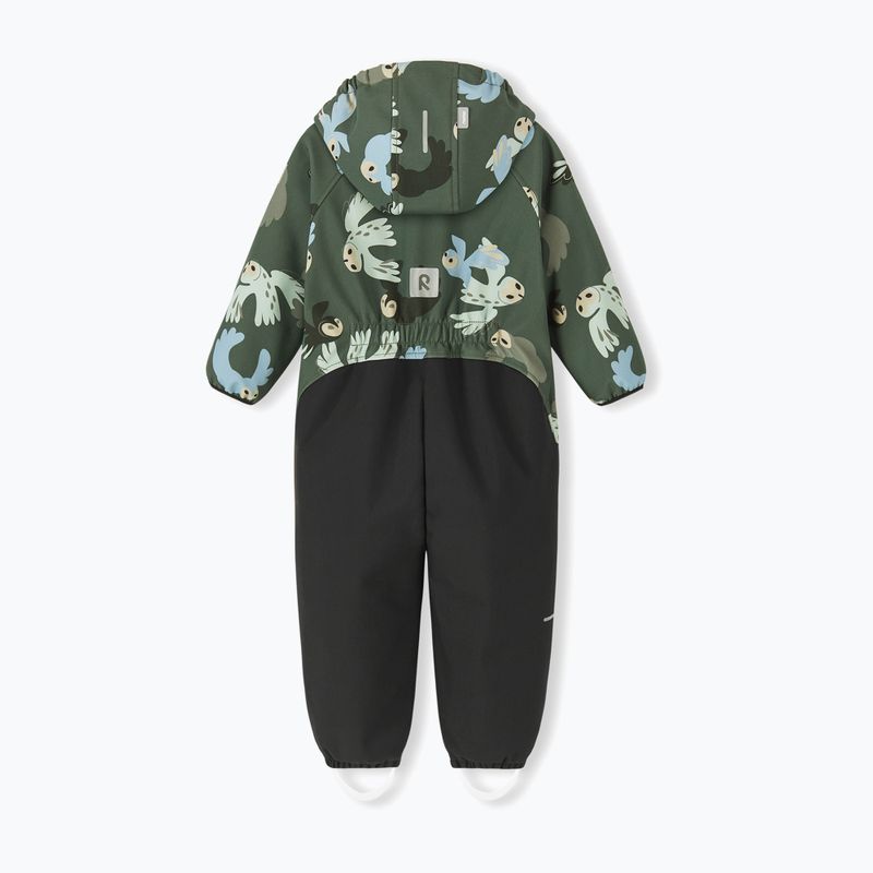 Children's softshell suit Reima Mjosa thyme green 3