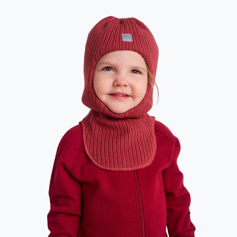 Children's balaclava Reima Kateva red clay 5