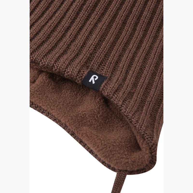 Children's winter hat Reima Myssytys umber brown 3