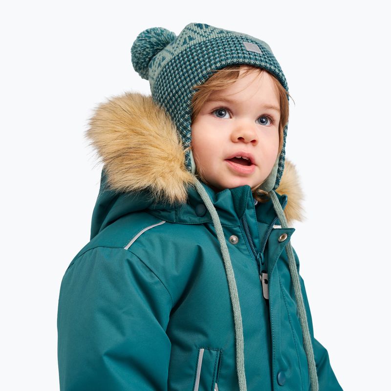 Children's winter hat Reima Kuuru stone green 5
