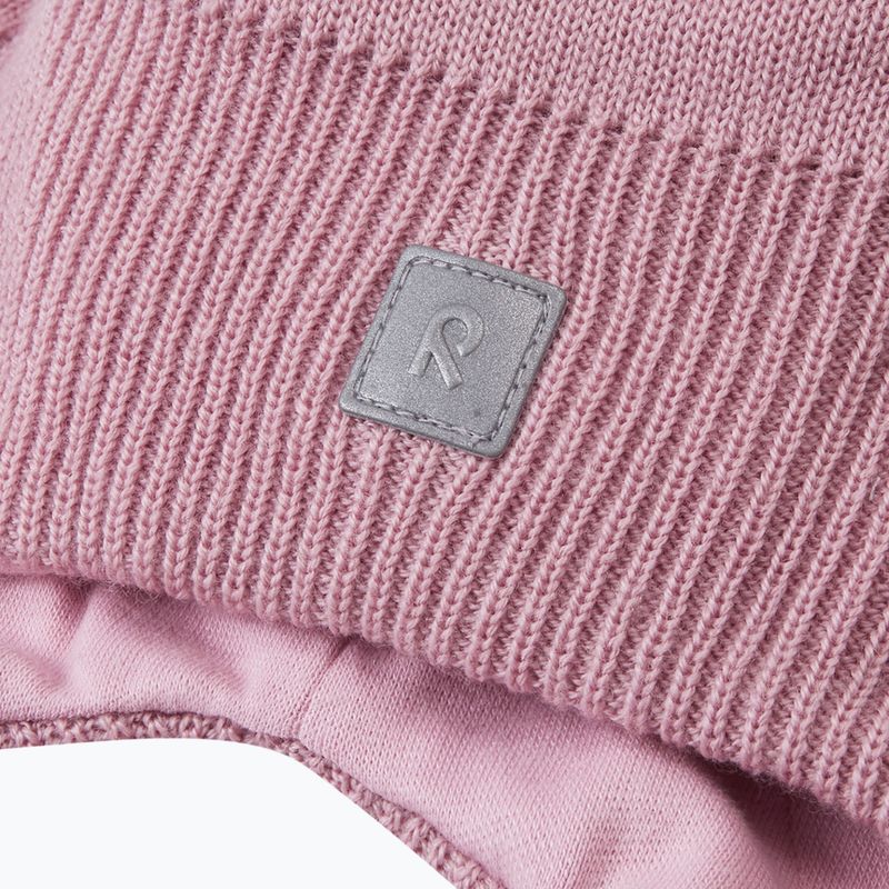 Children's winter hat Reima Kumpi grey pink 3