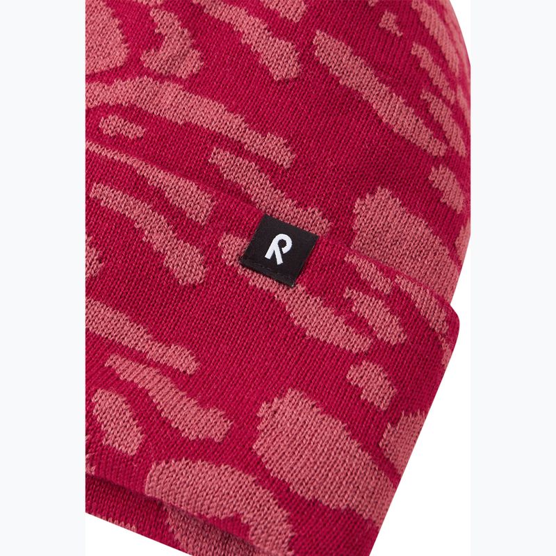 Children's winter hat Reima Virkku cranberry 3