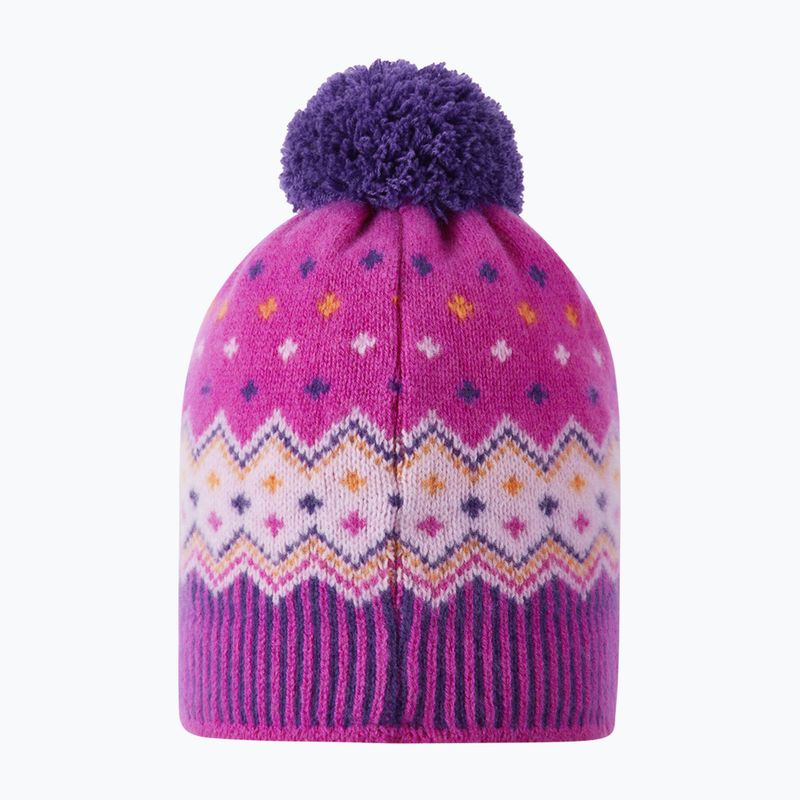 Children's winter hat Reima Pohjoinen plum purple 2