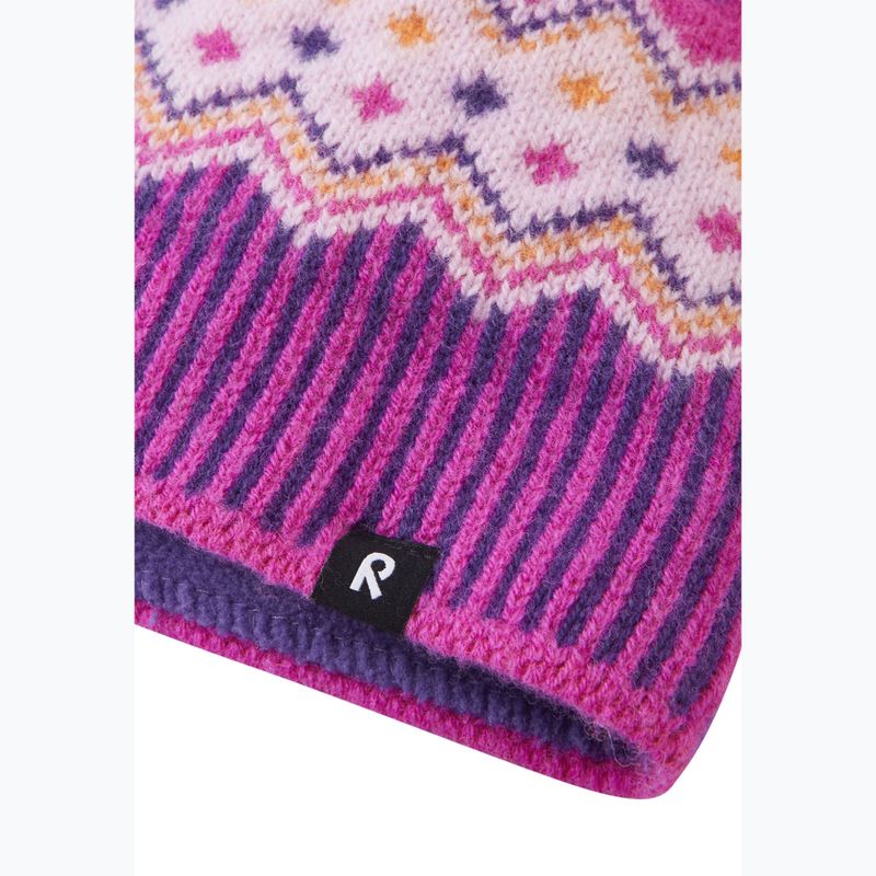 Children's winter hat Reima Pohjoinen plum purple 3