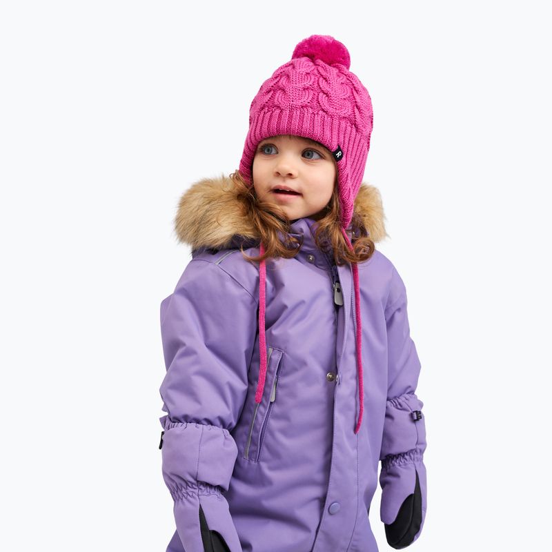 Children's winter hat Reima Paljakka fucshia 4