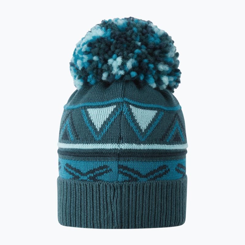 Children's winter hat Reima Kirjoen dark teal 2
