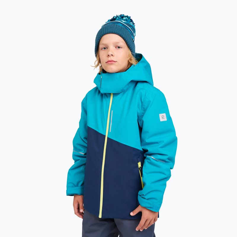 Children's winter hat Reima Kirjoen dark teal 5