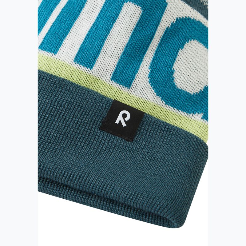 Children's winter hat Reima Taasko dark teal 3