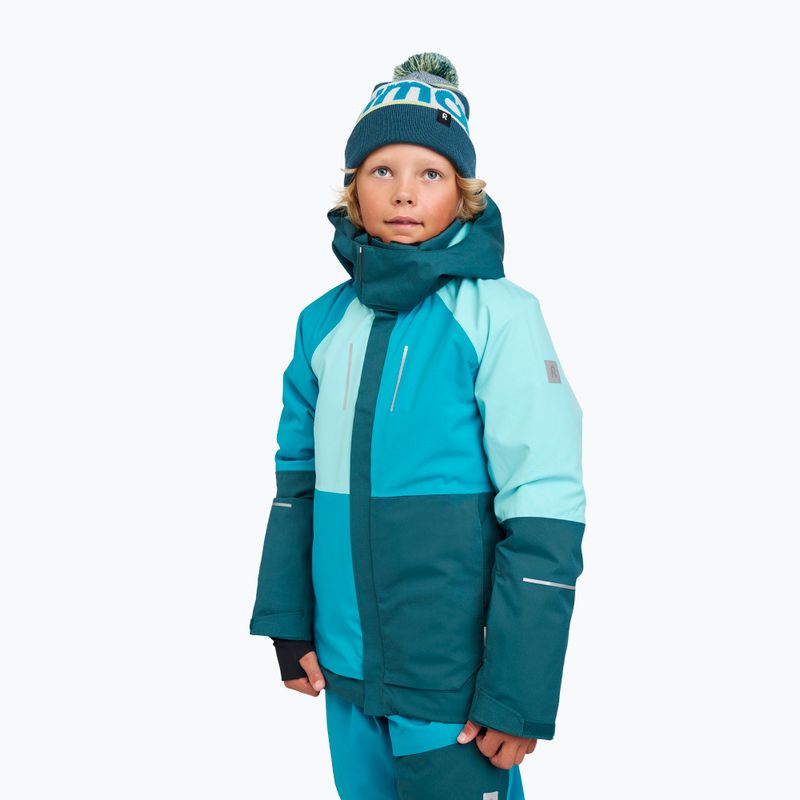 Children's winter hat Reima Taasko dark teal 4