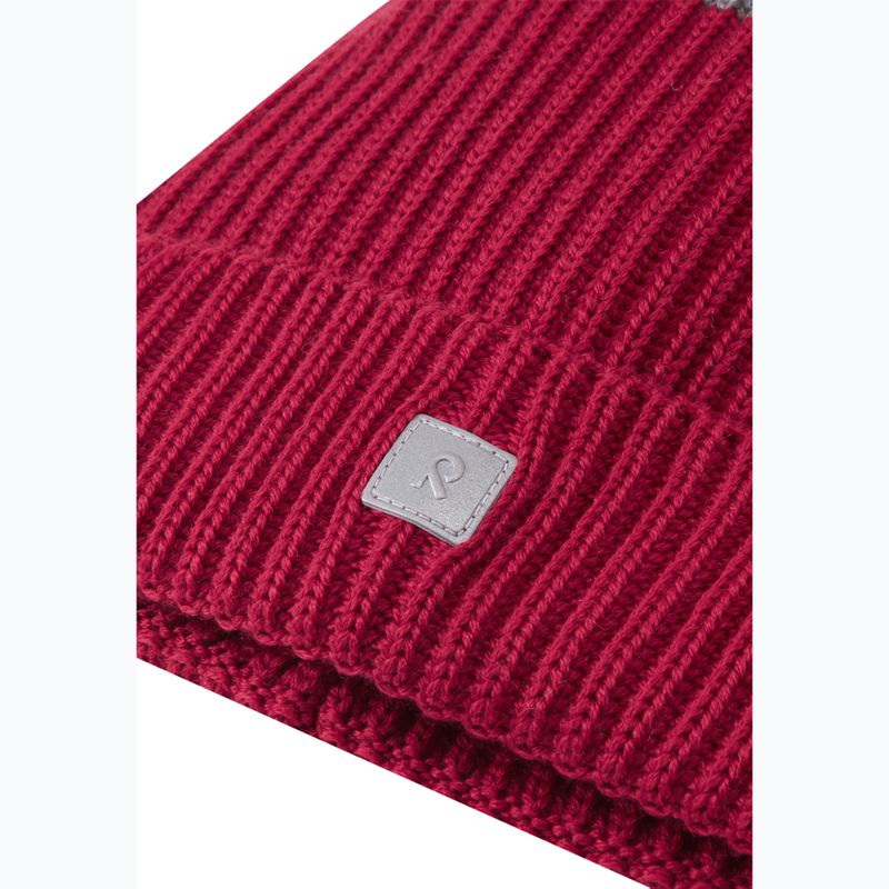 Children's winter hat Reima Pilke cranberry 3