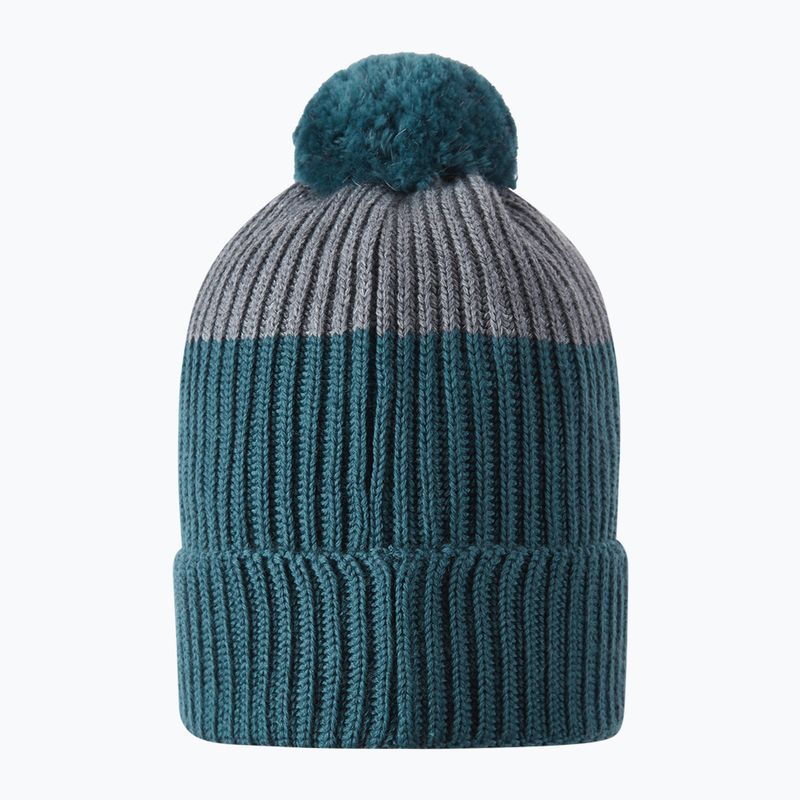 Children's winter hat Reima Pilke dark teal 2