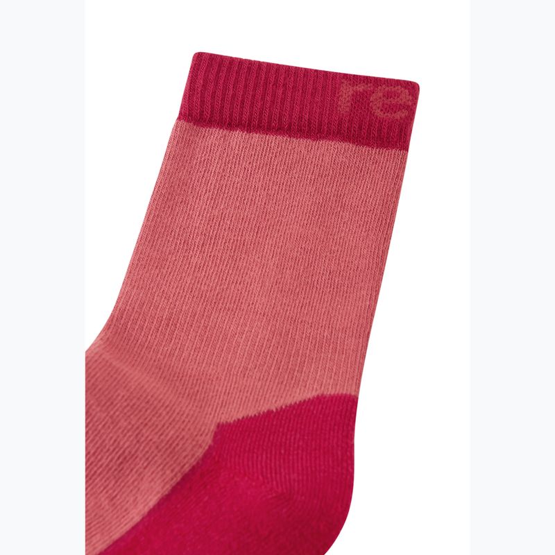Children's socks Reima Villalla red clay 2