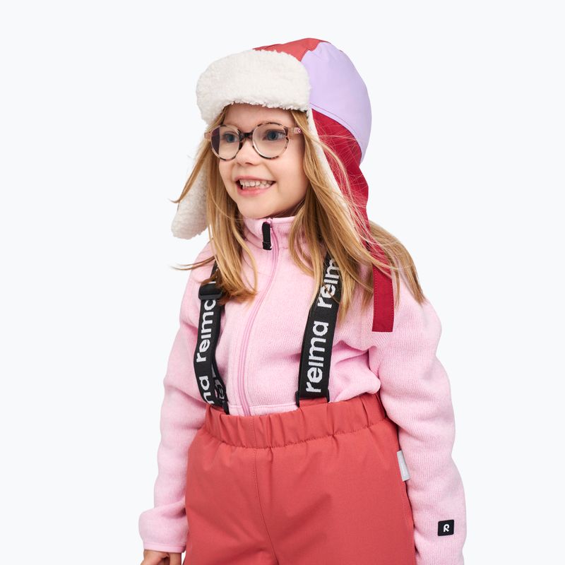 Children's winter hat Reima Ilves cranberry 4