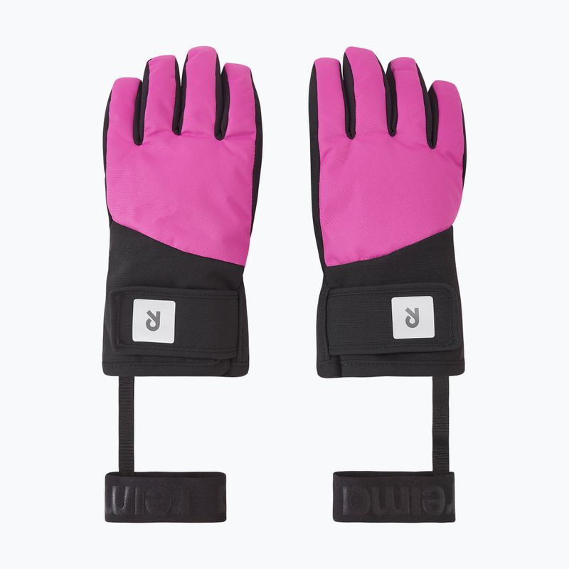 Children's ski gloves Reima Hanskas fucshia 2