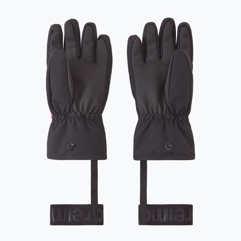 Children's ski gloves Reima Hanskas fucshia 3