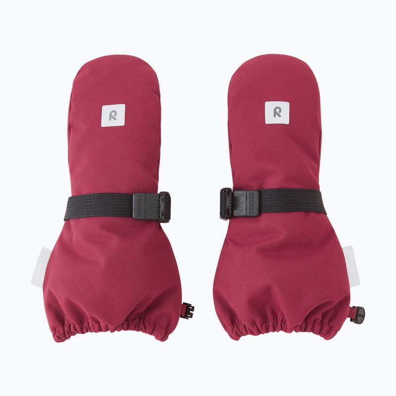 Children's ski gloves Reima Ote maroon 2