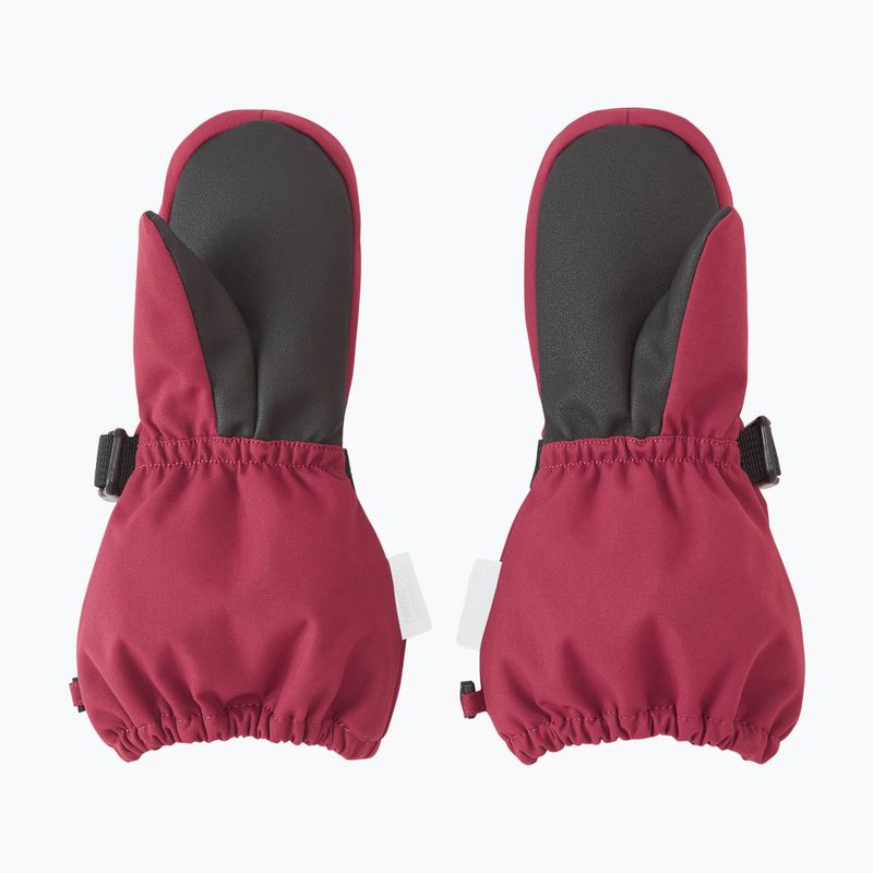 Children's ski gloves Reima Ote maroon 3