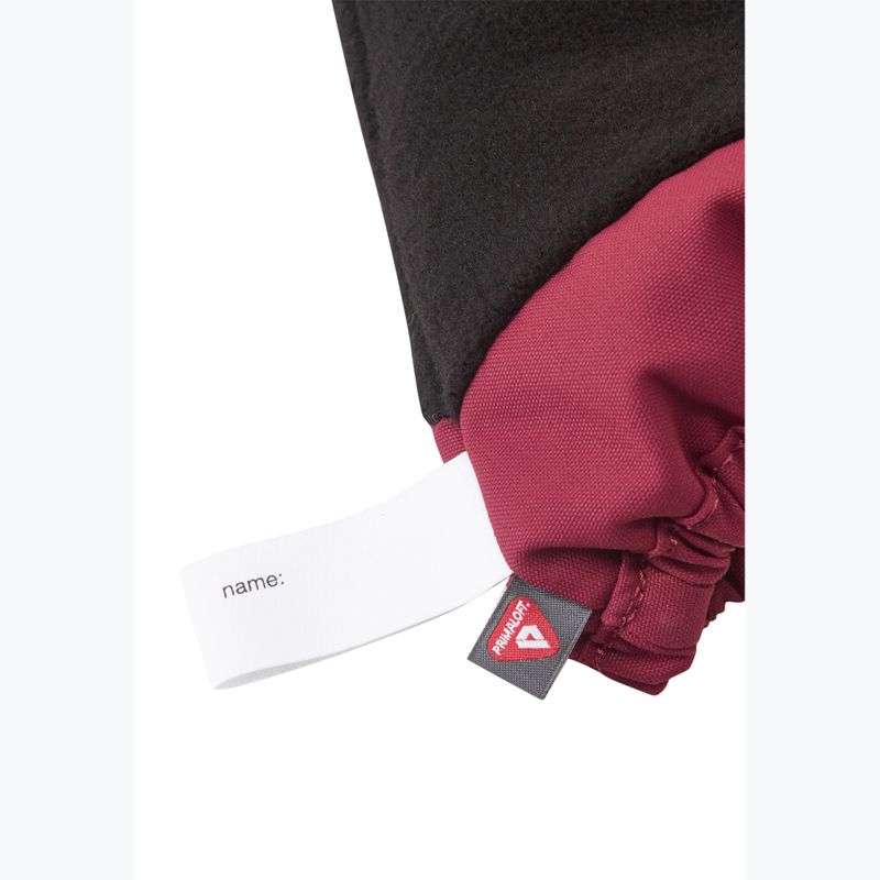 Children's ski gloves Reima Ote maroon 4