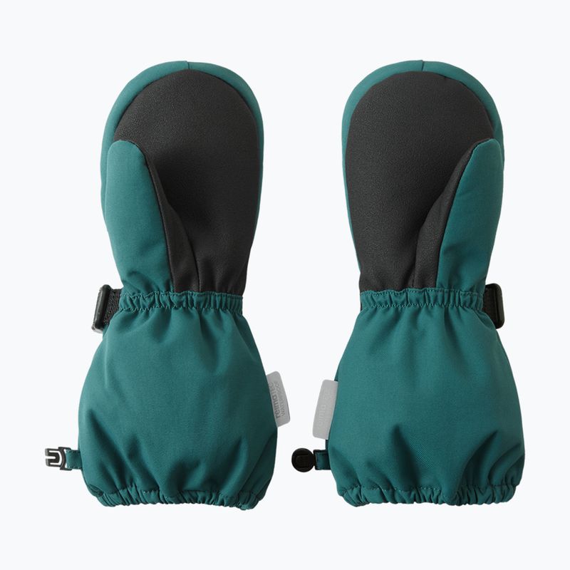 Children's ski gloves Reima Ote dark teal 3
