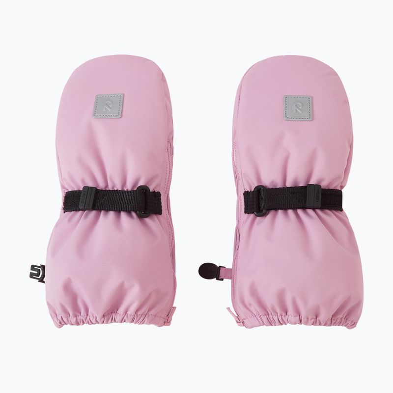 Children's winter gloves Reima Villatassu grey pink 2