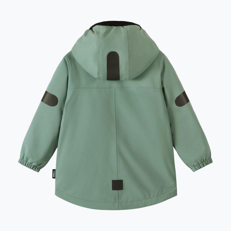 Children's rain jacket Reima Symppis stone green 2