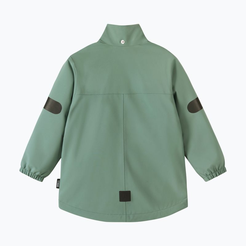Children's rain jacket Reima Symppis stone green 3