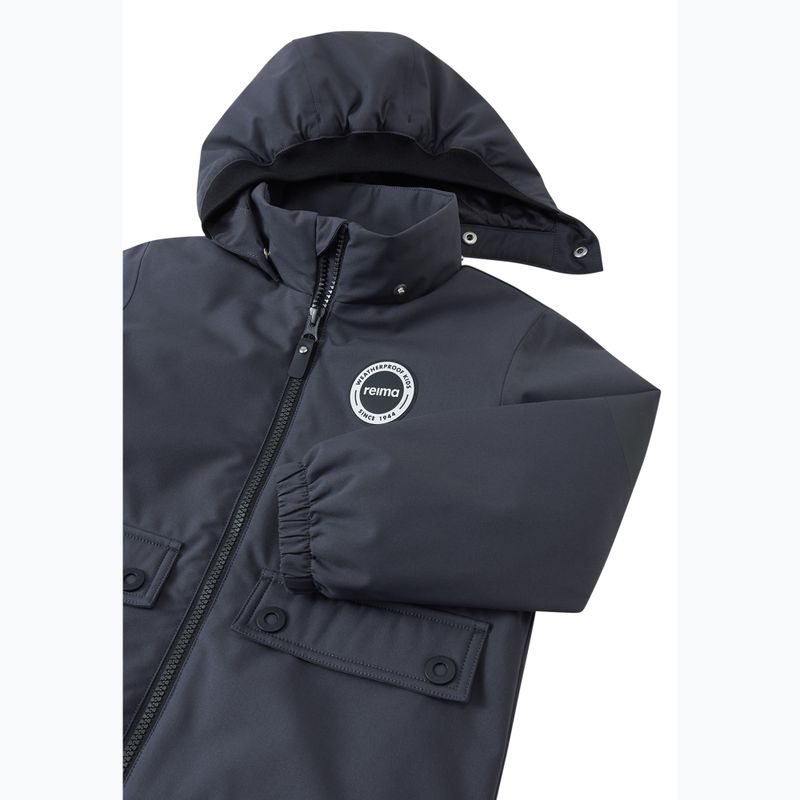 Children's rain jacket Reima Symppis soft black 4