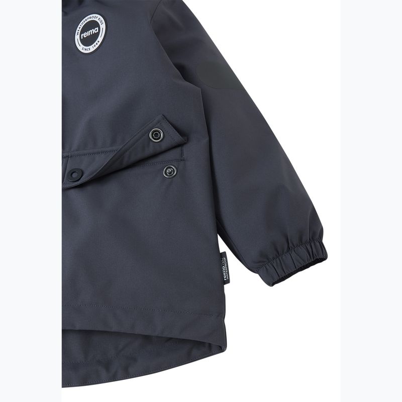 Children's rain jacket Reima Symppis soft black 5
