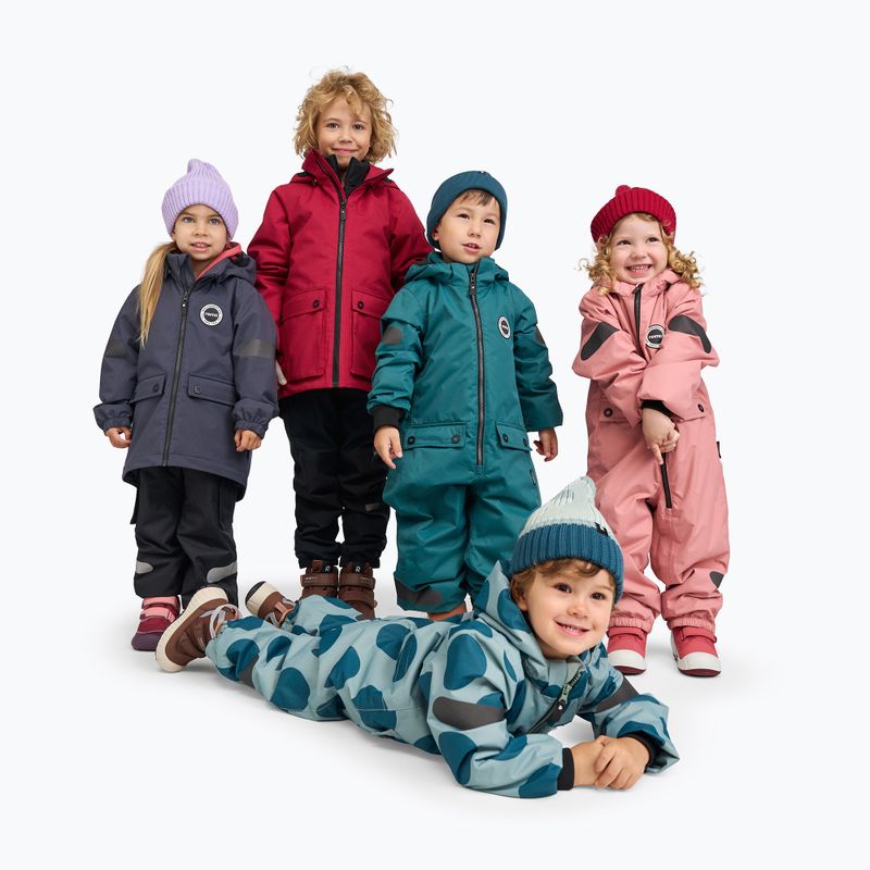 Children's rain jacket Reima Symppis soft black 9