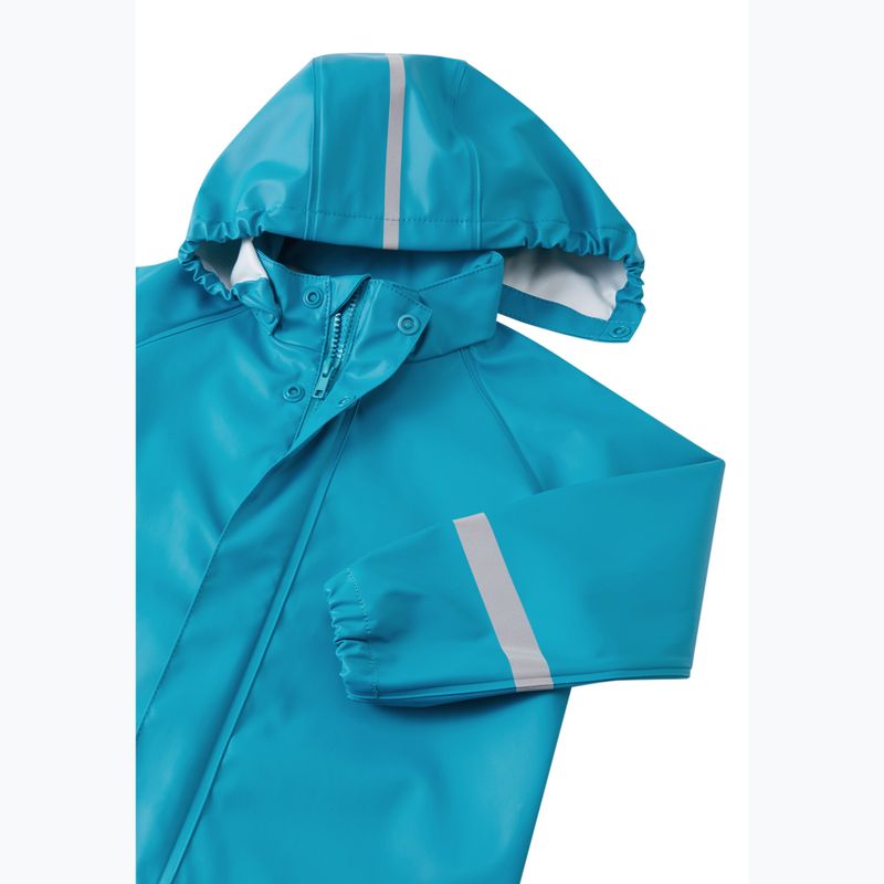 Children's rain jacket Reima Lampi aquatic blue 3