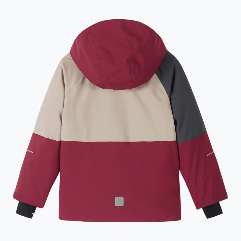 Children's winter jacket Reima Iitto maroon 2