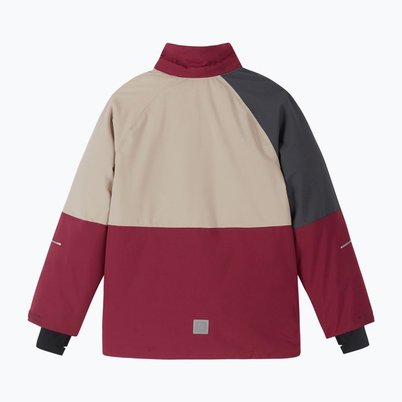 Children's winter jacket Reima Iitto maroon 3