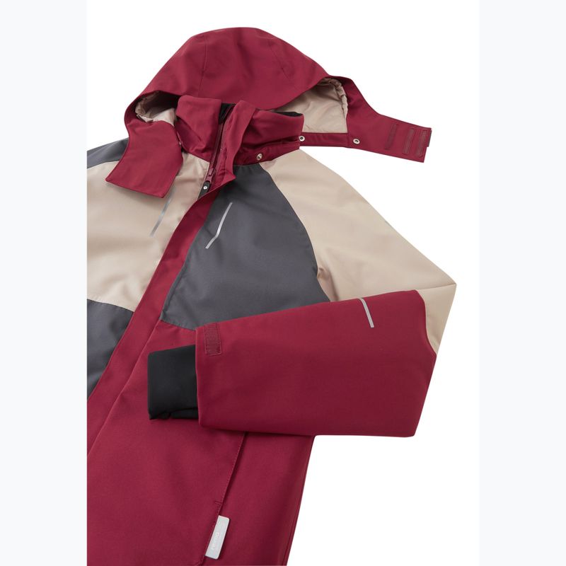 Children's winter jacket Reima Iitto maroon 4