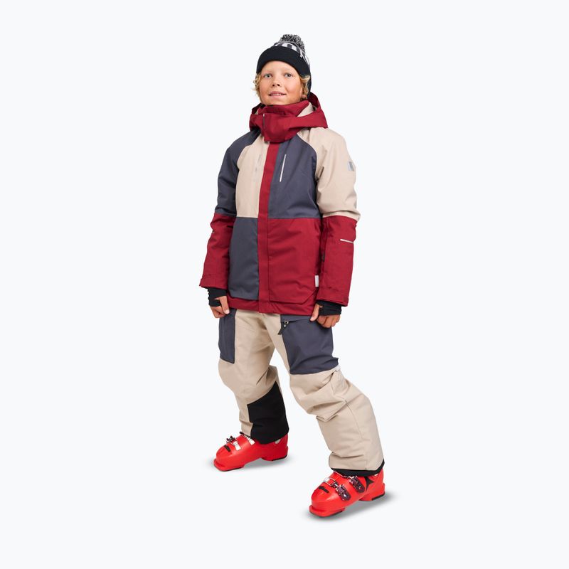 Children's winter jacket Reima Iitto maroon 10