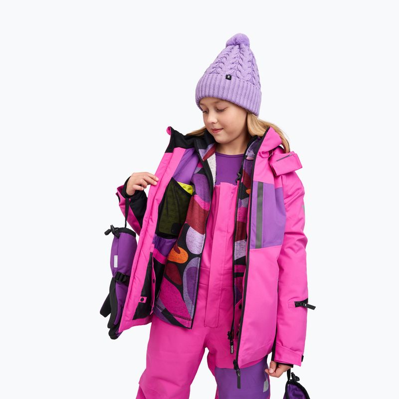 Children's ski jacket Reima Jatuni Fucshia 12