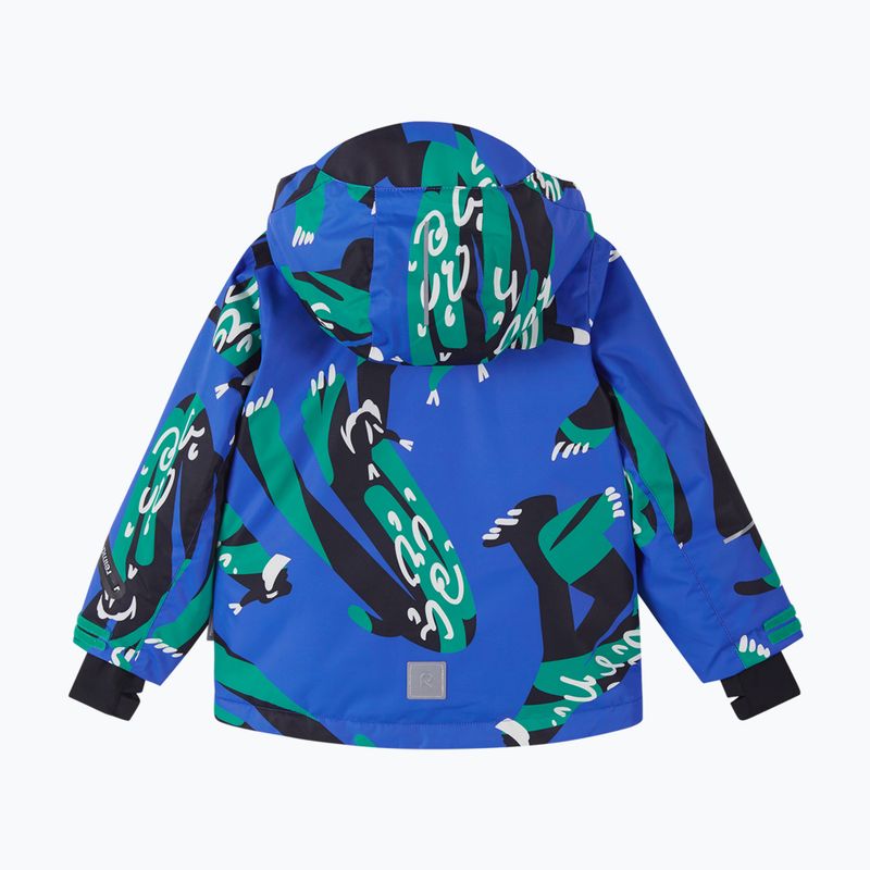 Children's ski jacket Reima Kairala sparkly blue 2