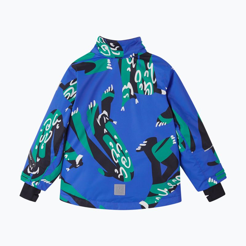 Children's ski jacket Reima Kairala sparkly blue 3