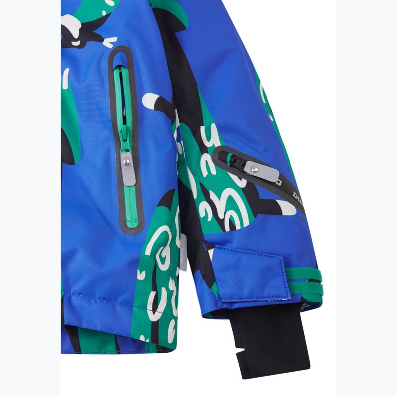 Children's ski jacket Reima Kairala sparkly blue 6