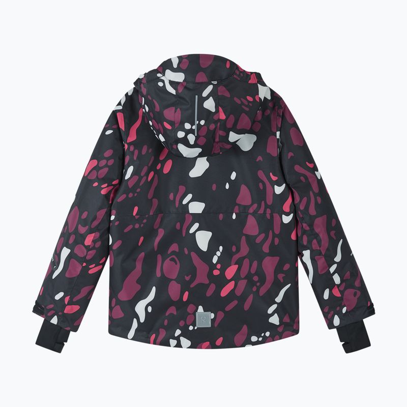Children's ski jacket Reima Tirro maroon 2