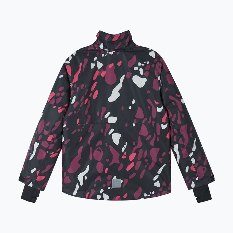 Children's ski jacket Reima Tirro maroon 3