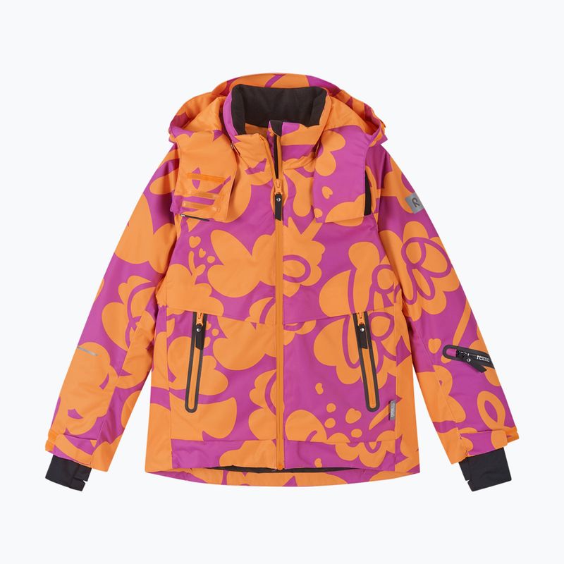 Children's ski jacket Reima Posio fucshia